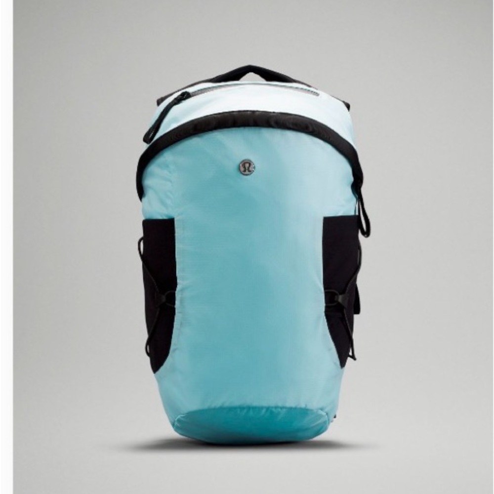 lululemon athletica Light Blue and Black Backpack